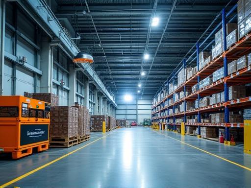 Entrepôt moderne ExpressLogistique FR